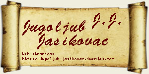 Jugoljub Jasikovac vizit kartica